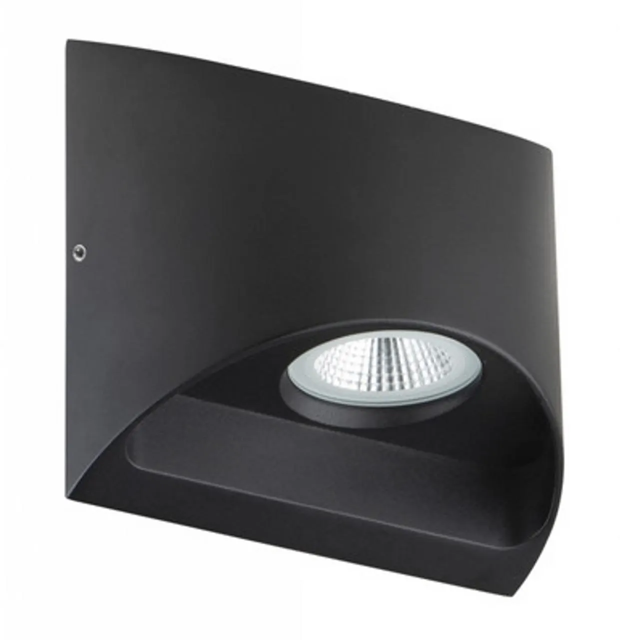 Quattro 8W IP54 Wall Light Black