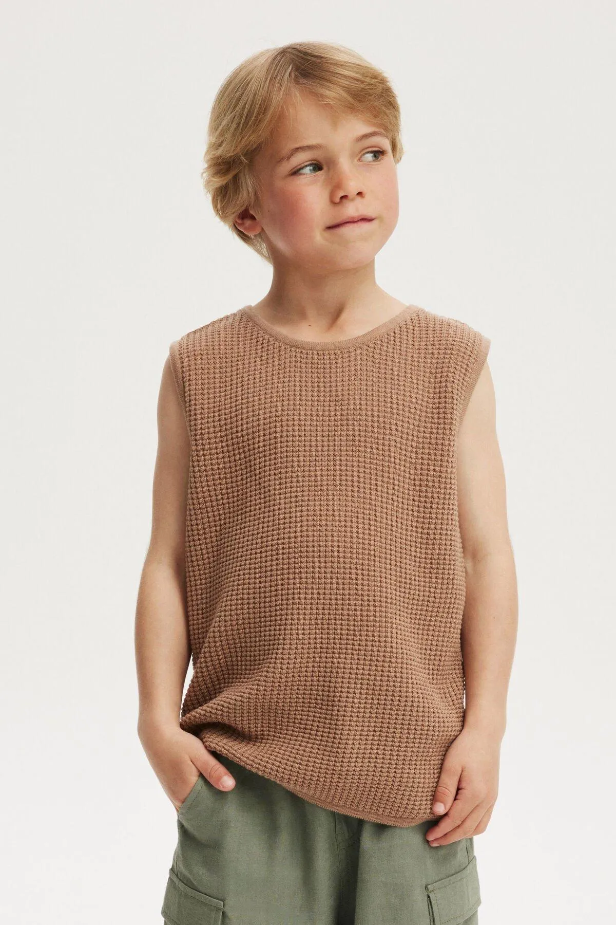 William Waffle Knit Tank
