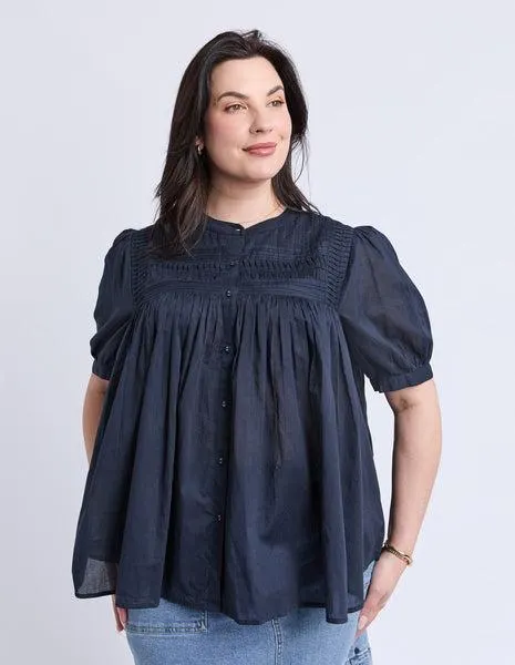 Elm Monty SS Shirt Navy