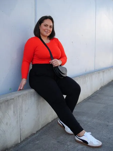 Shine On Essentials Rib Long Sleeve B...