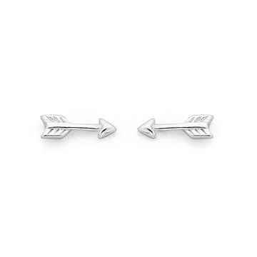 Sterling Silver Arrow Studs