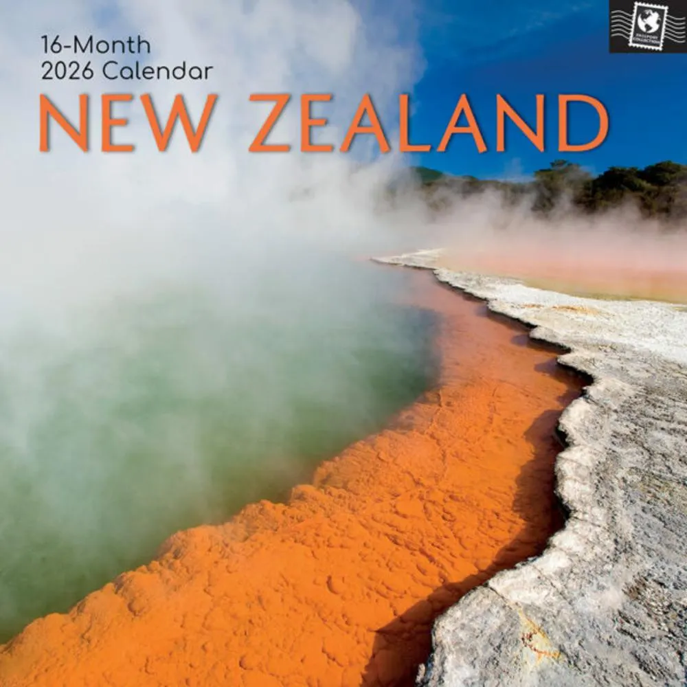 2026 New Zealand Square Wall Calendar
