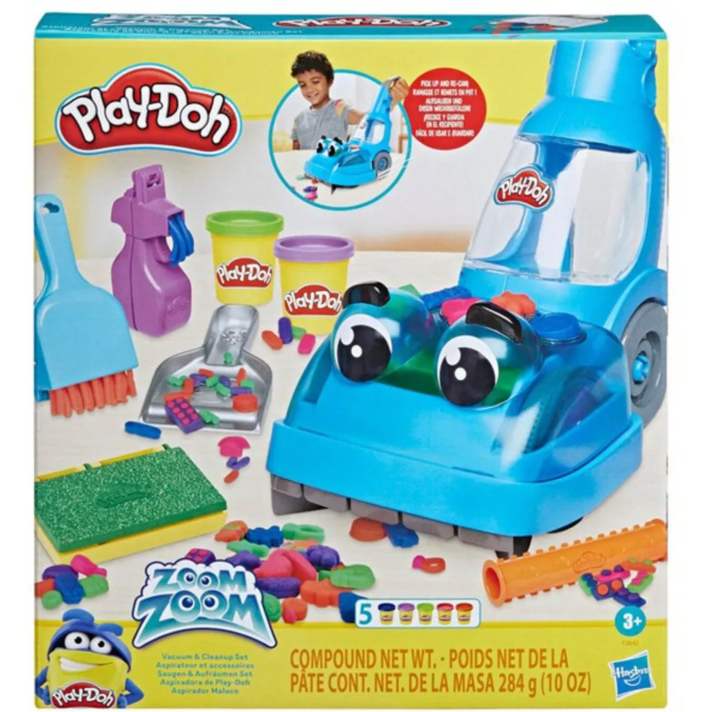 PLAY-DOH ZOOM ZOOM VACUUM & CLEANUP SET