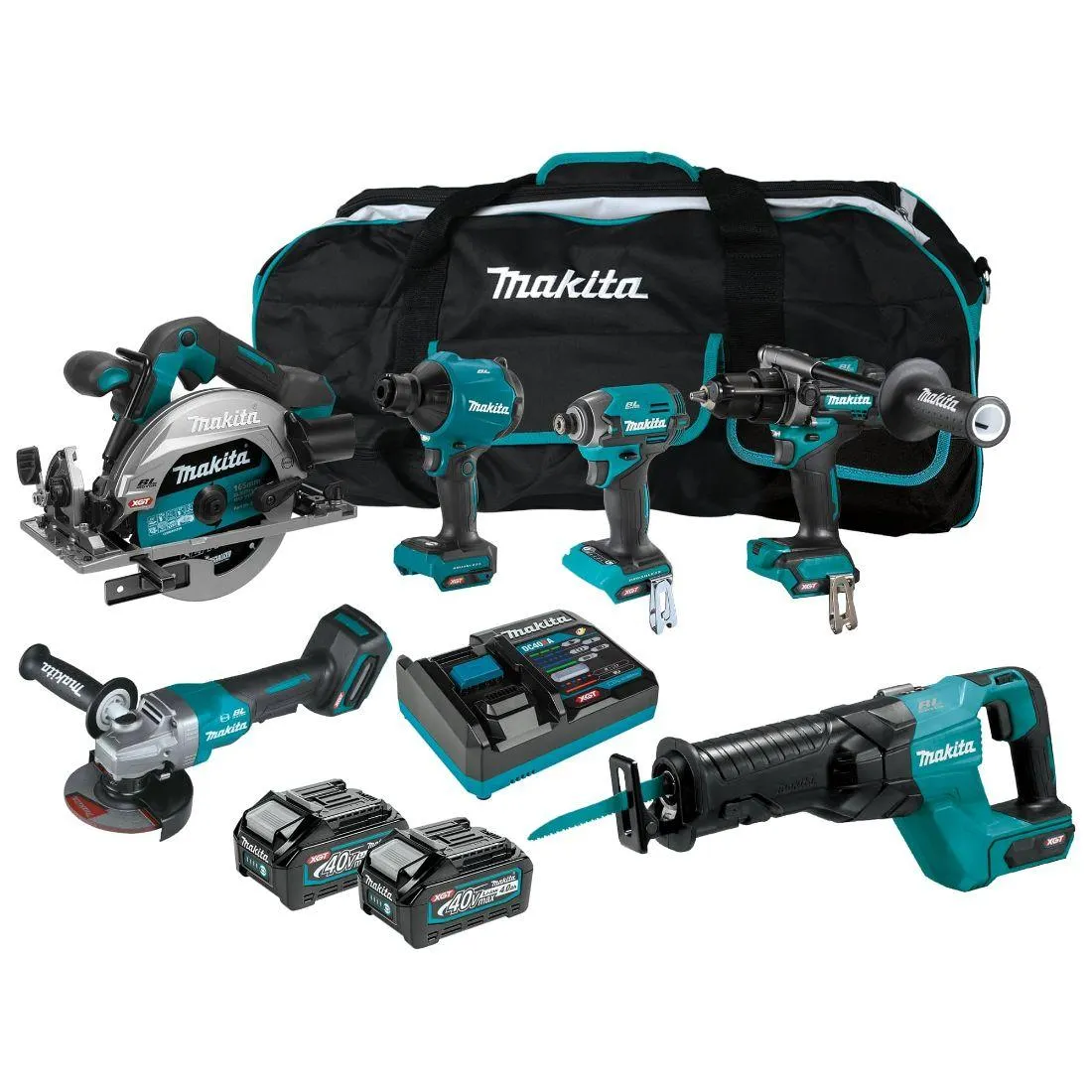 XGT 40V Max Combo Kit 4.0Ah 6 Piece