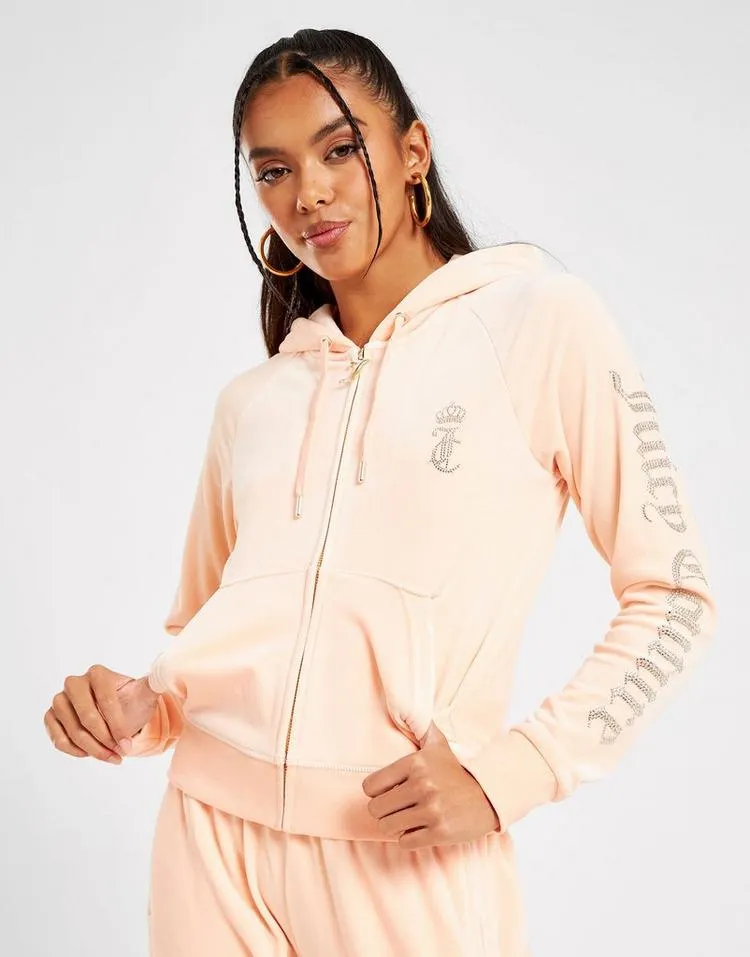 JUICY COUTURE Velour Full Zip Hoodie