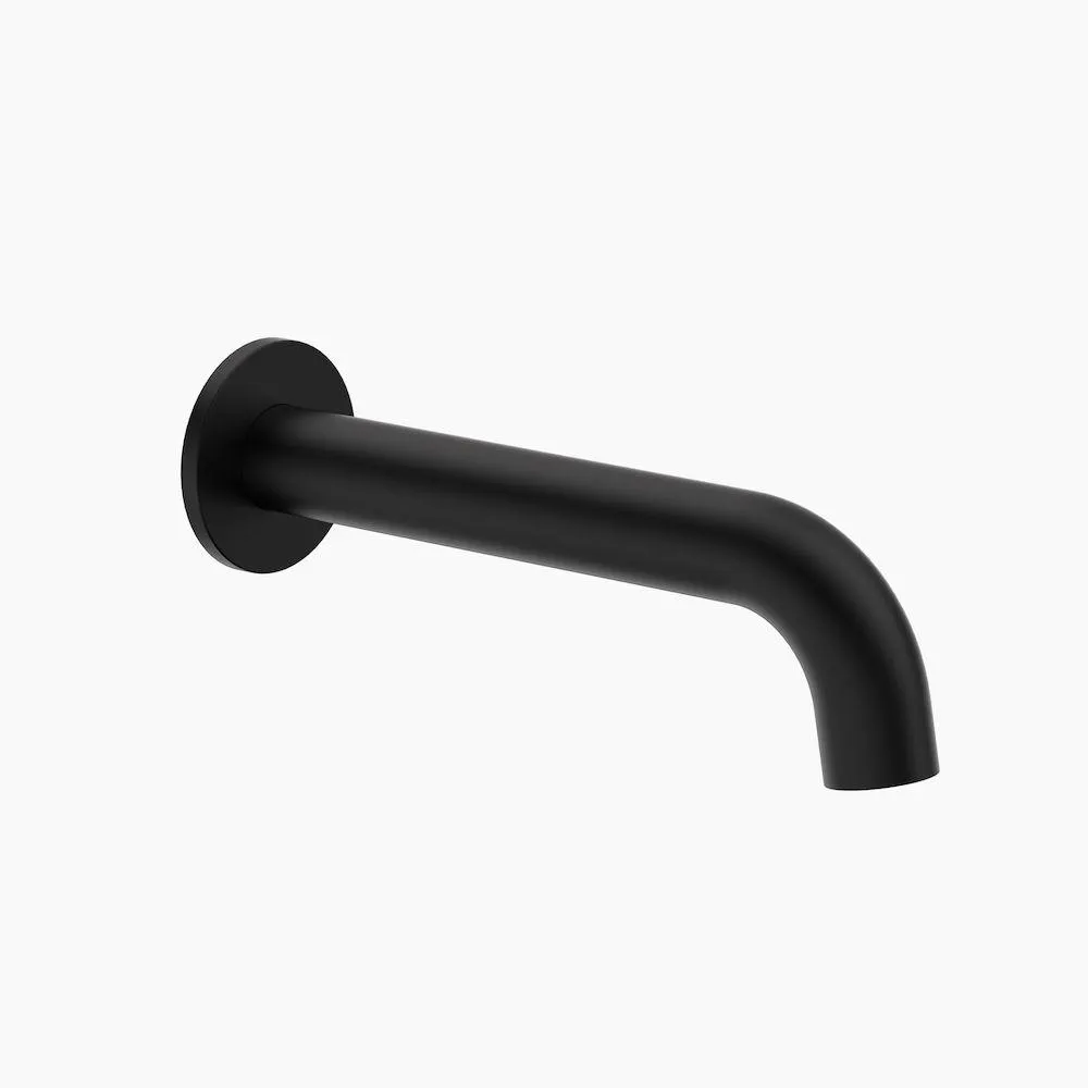 Round Basin/Bath Outlet 180mm Matte Black CL10014.B5A