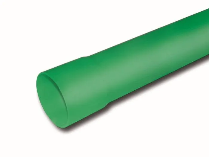 Duct Communication 110mm uPVC Green Unbranded 6m