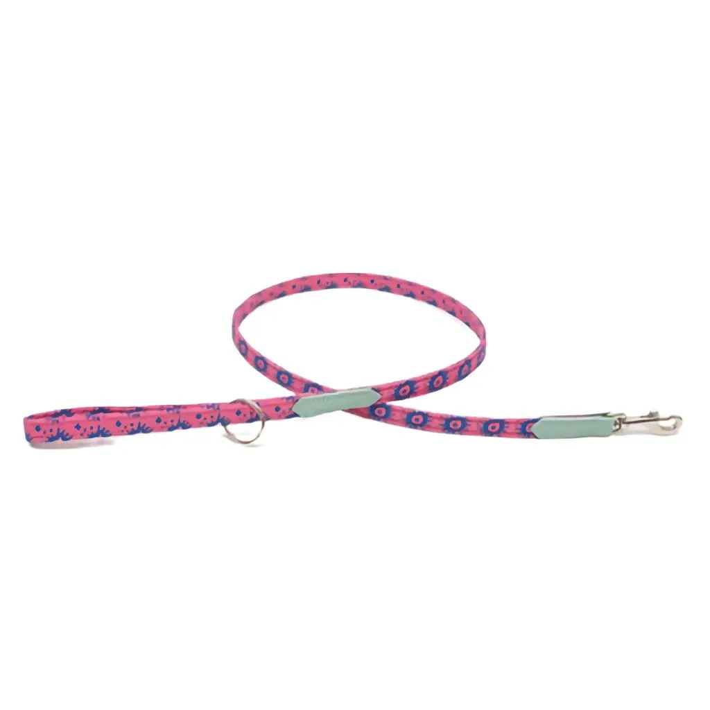 Skinny Dog Lead - Nebula Pink + Blue