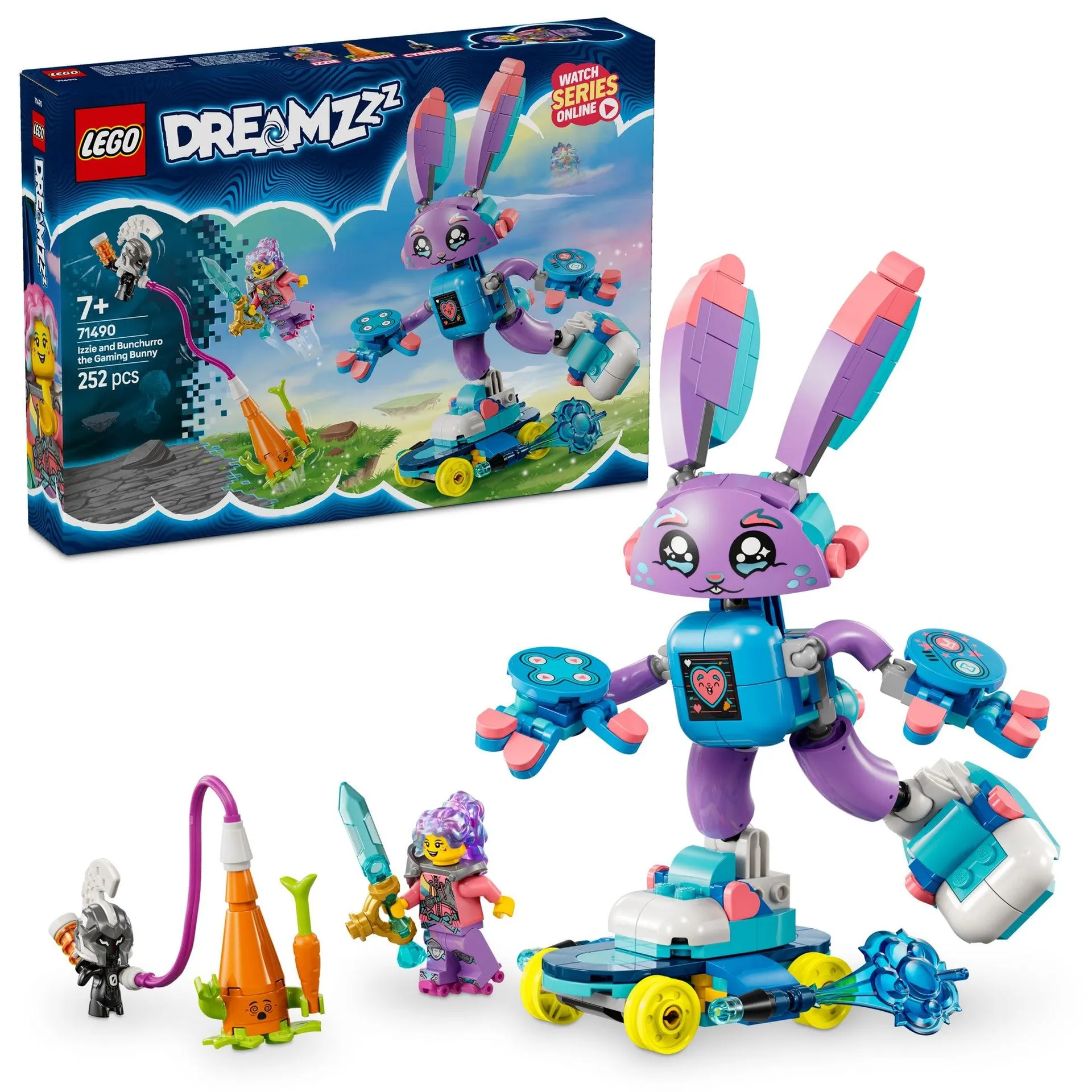 LEGO 71490 DREAMZzz Izzie and Bunchurro the Gaming Bunny