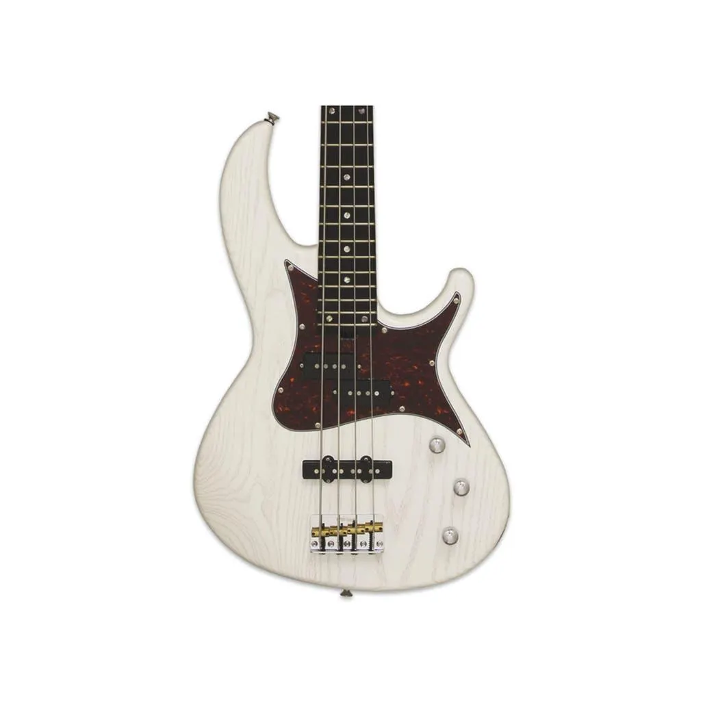 ARIA 313 MK2 DETROIT - OPEN PORE ASH WHITE 4 STRING BASS - HOT ROD COLLECTION