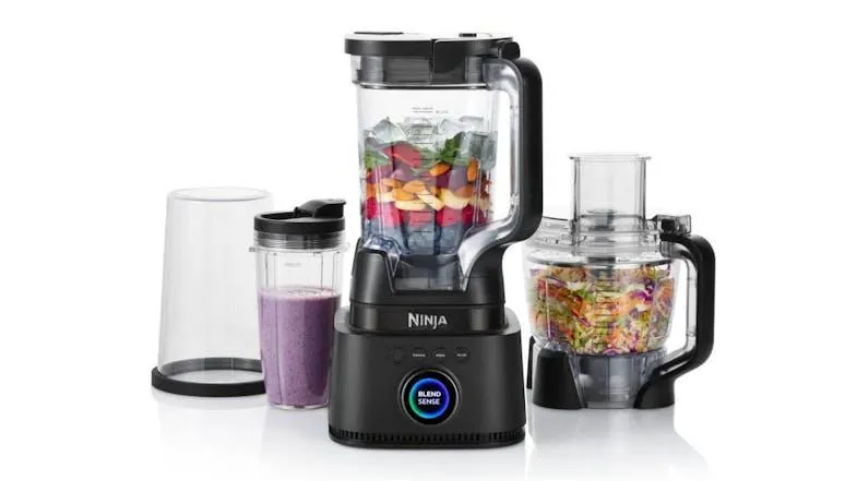 Ninja Stealth IQ Kitchen System 800W Power Blender & Food Processor - Black (QX401)
