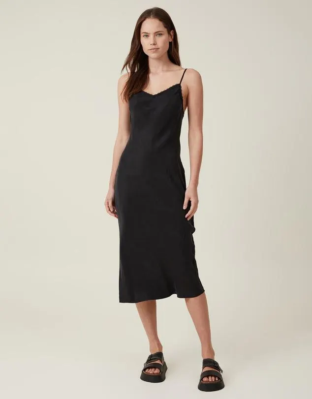 Cleo Cupro Midi Dress