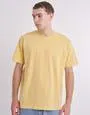 Health Club Worldwide Box Fit T Shirt in Butter