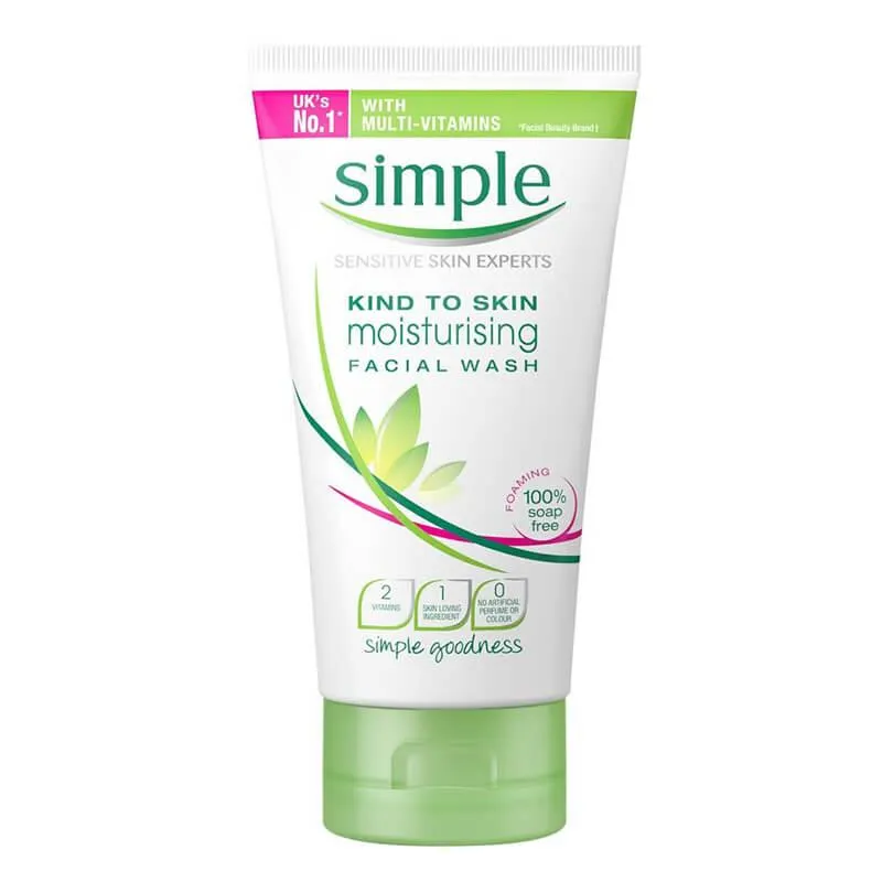 Simple Moisturising Foaming Face Wash 150ml
