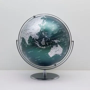 Terra Globe - Green/Silver