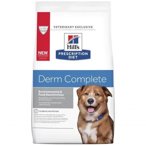 Hill's Prescription Diet Derm Complete Dry Dog Food