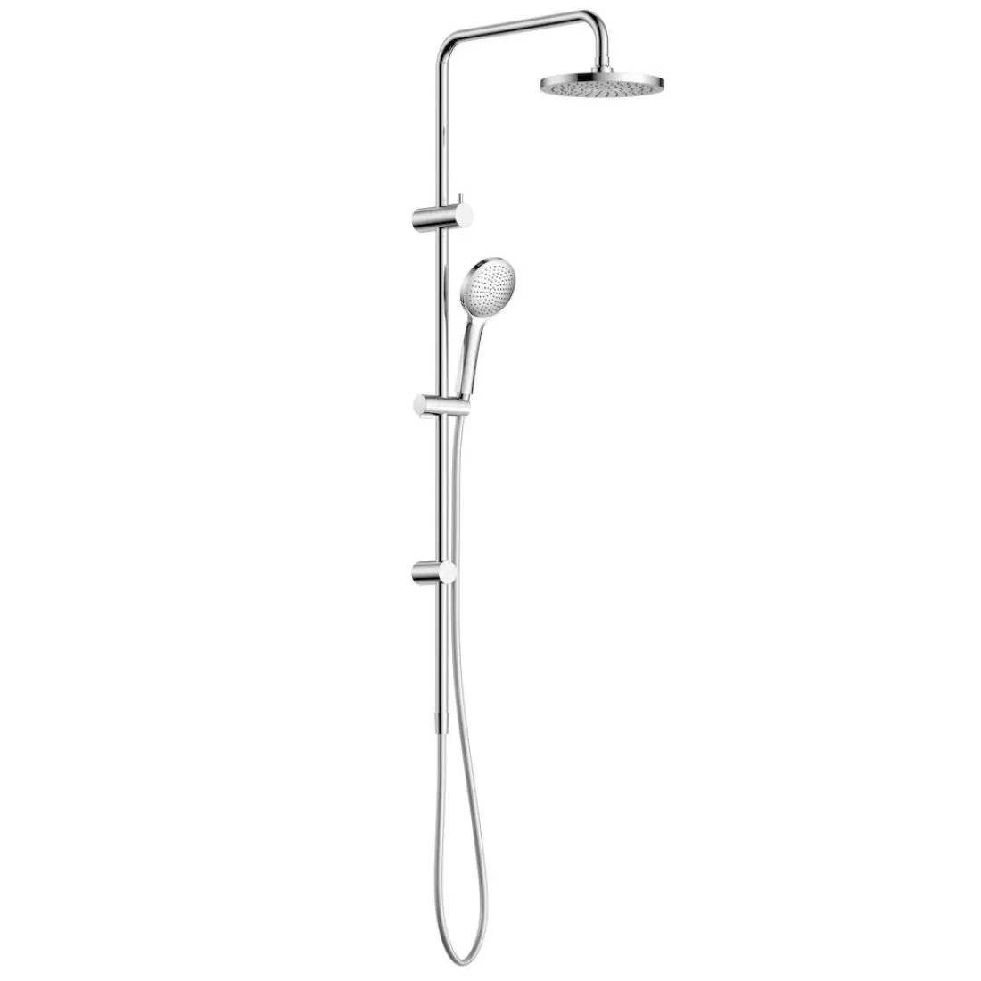 Round II Rail Shower with Overhead Chrome CL10073.C3A