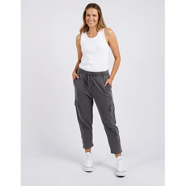 Suri Cargo Pants Wash Black