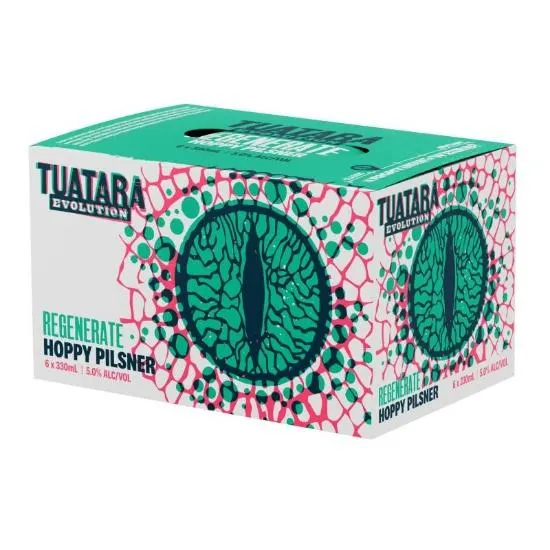 Tuatara Evolution Regenerate Hoppy Pilsner Cans 6x330ml