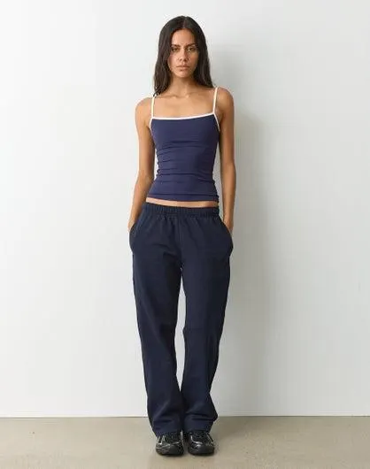Elastic Waist Relaxed Sweatpant