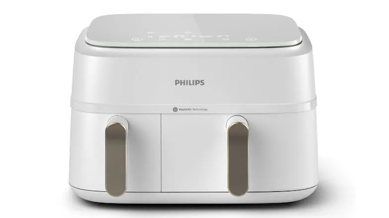 Philips 3000 Series Dual Basket XXXL 9L Air Fryer - White (NA353/10)