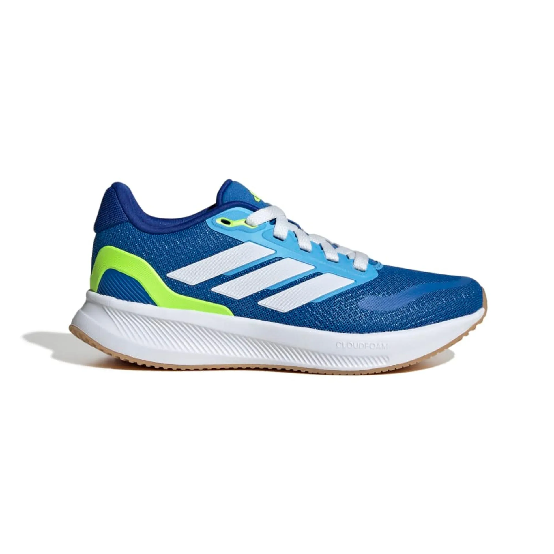 Adidas Youth Runfalcon 5 Running Shoes Bright Royal/White/Lucid Lemon