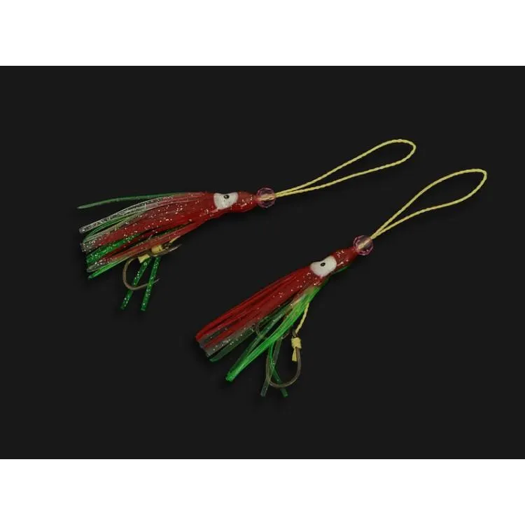 Inchiku Jig Lure 2pc Green / Red