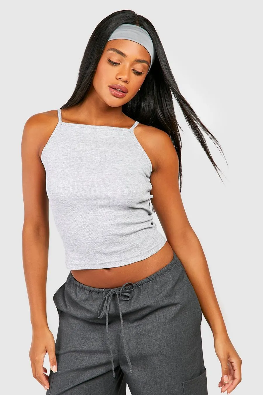 Basic Rib Strappy Vest