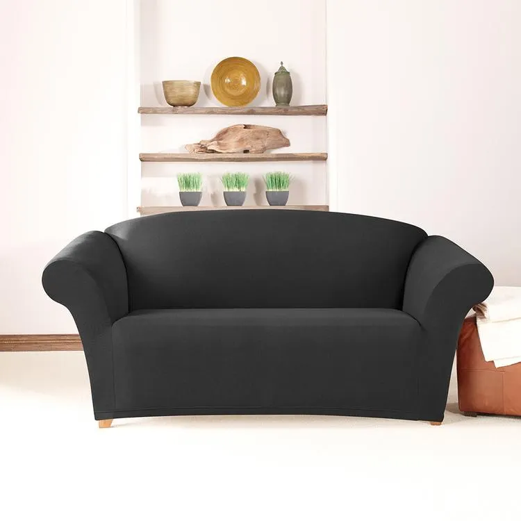 Surefit Ardor Sofa Cover Charcoal