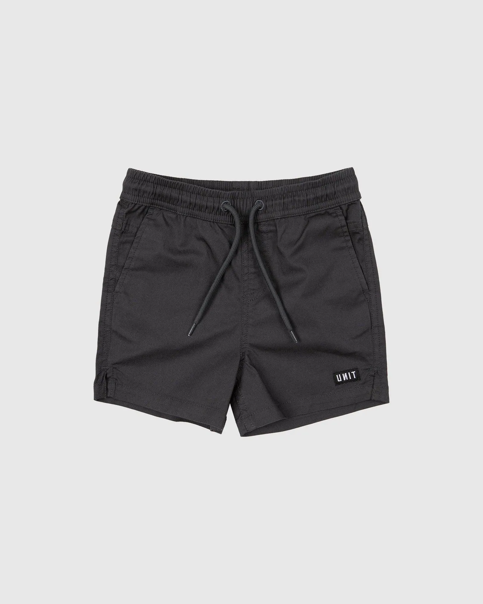 UNIT YOUTH SHORTS - CORE WASHED BLACK