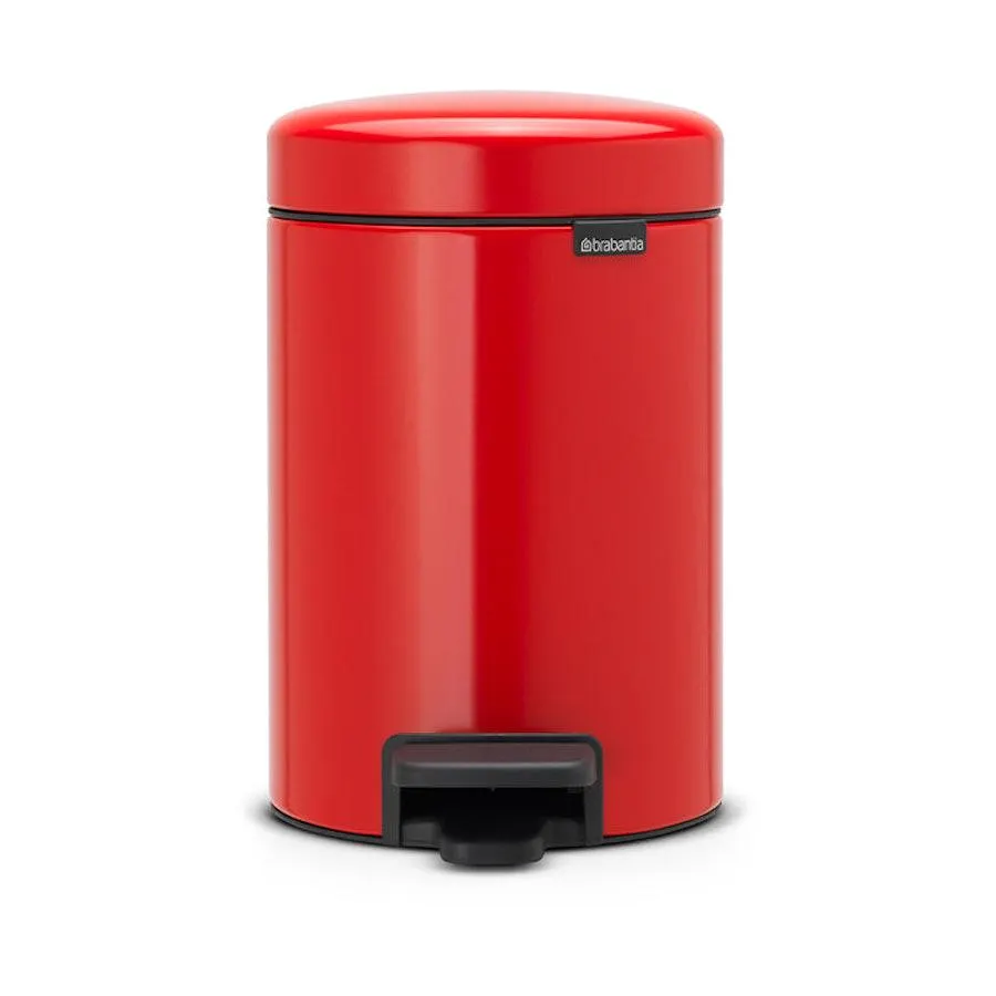 Brabantia NewIcon Pedal Bin (3L) Passion Red