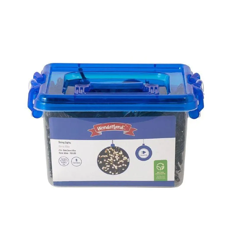 Wonderland Plug-in Christmas String Lights Warm White 27m