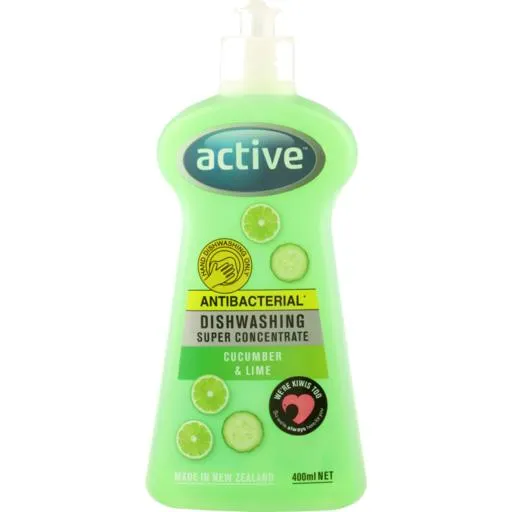 Active Dishwash Liquid Cucumber Lime 400ml