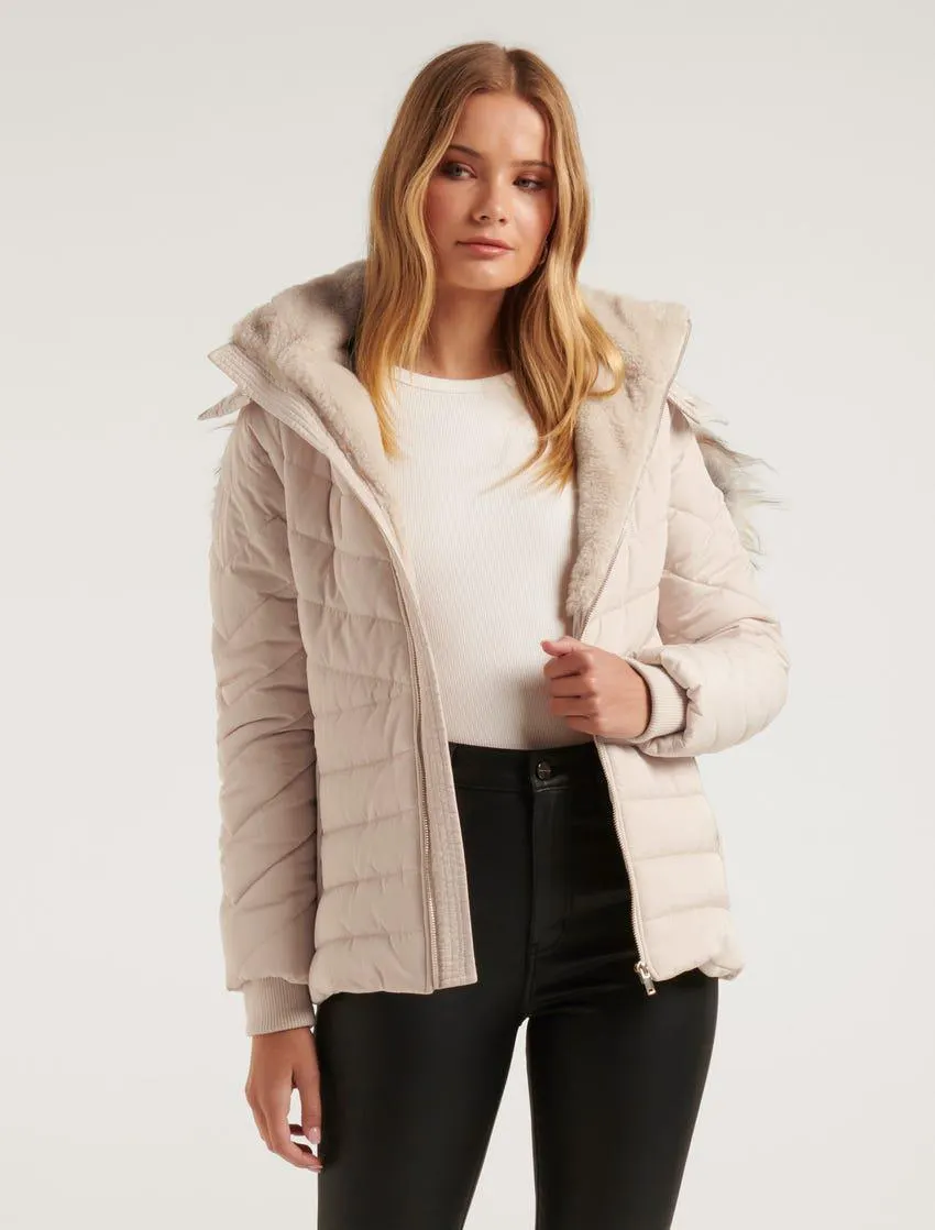 Joey Short Quilted Puffer Jacket