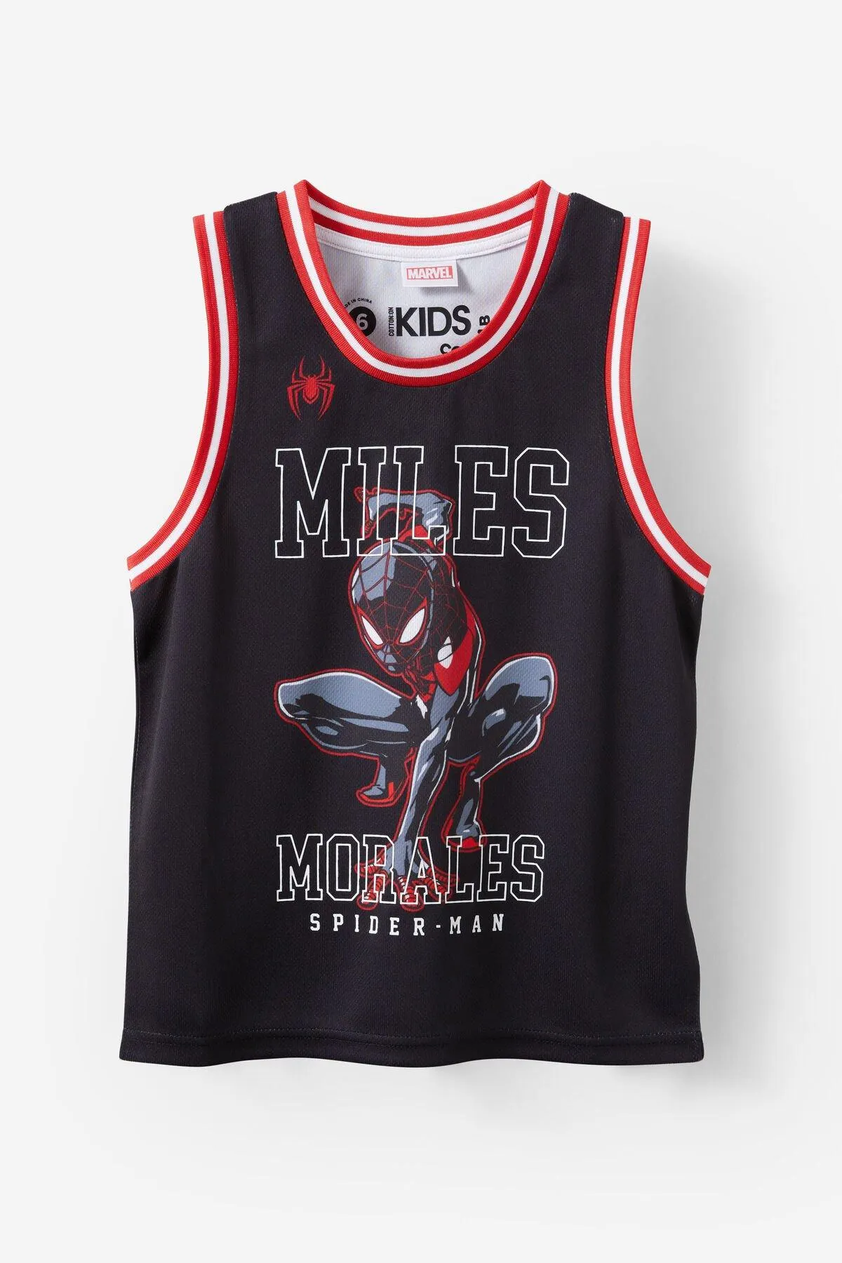 Marvel Miles Morales Basketball Tank
