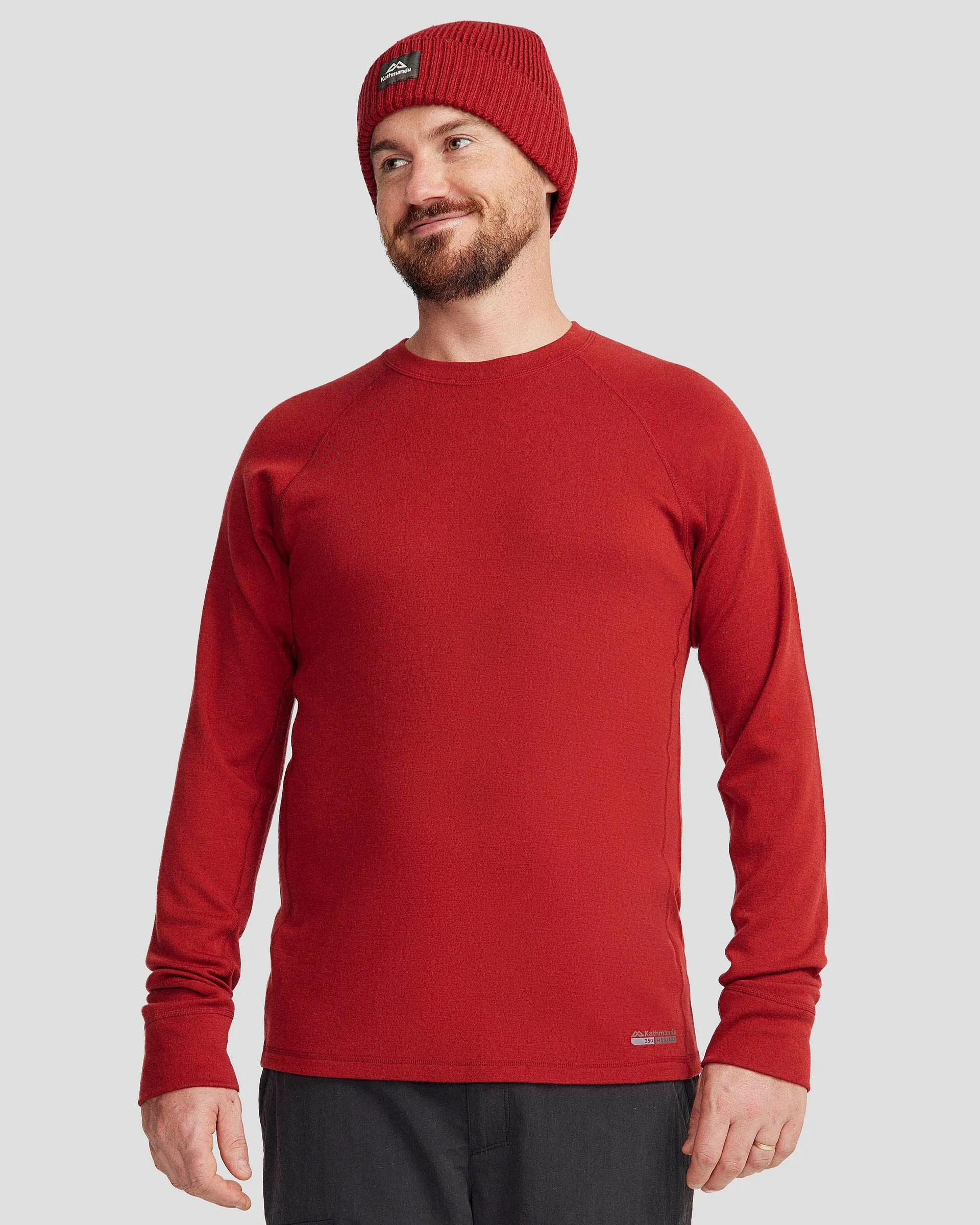 Men's K-Merino 250 Long Sleeve Top - Pinot