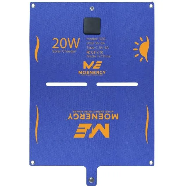 MoEnergy 20W S-Portable Solar Charger