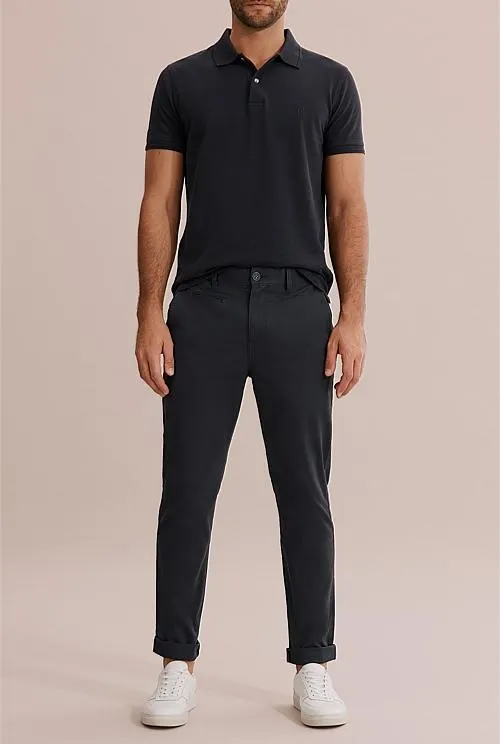 Verified Australian Cotton Tapered Fit Stretch Chino