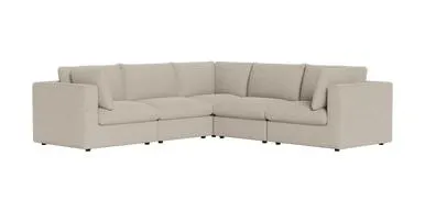 Murphy 5 Piece Modular Corner Suite in Fabric