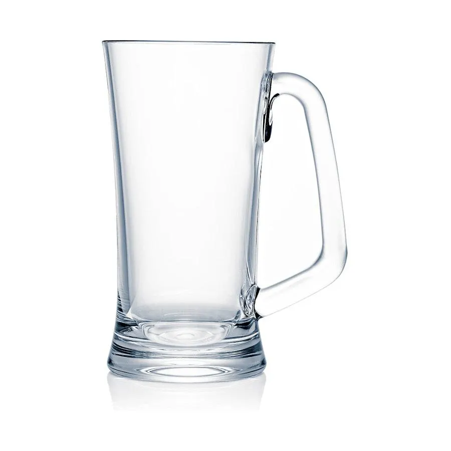 Strahl Design+ 512ml Plastic Beer Mug Set of 4 Clear