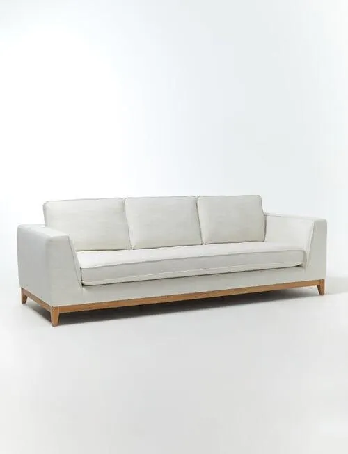 LUCA Oasis II 3.5 Seater Sofa, Pearl