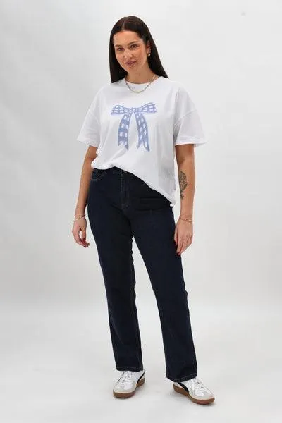 Shine On Label Jase Straight Jean Raw...