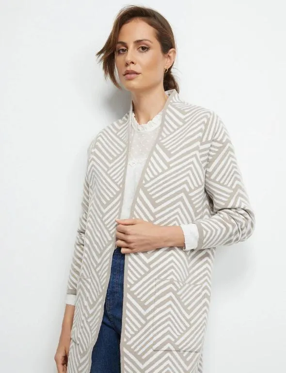 Liz Jordan Chevron Cardi