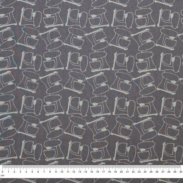Bakery Prints Cotton Fabric, Mixer- 112cm