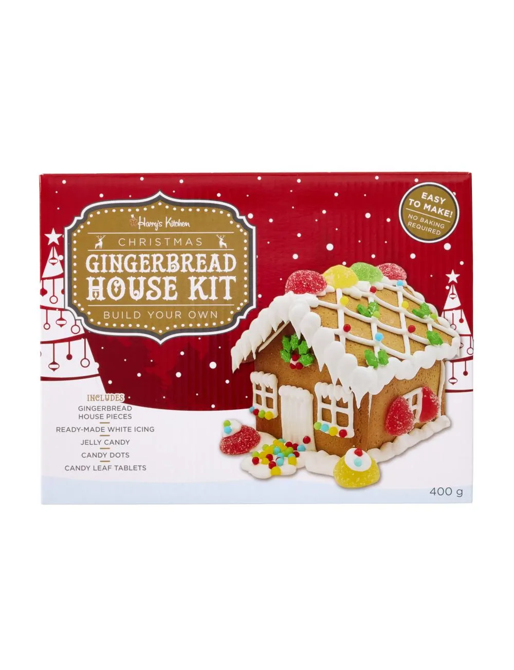 Harry's Kitchen Build Your Own Gingerbread House Kit 400g