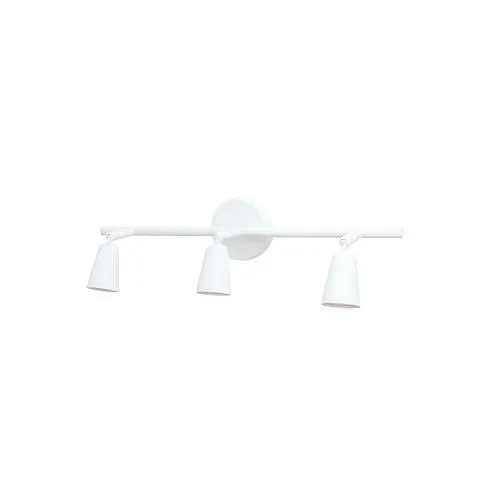 Delta Matt White 3 Light Spotlight