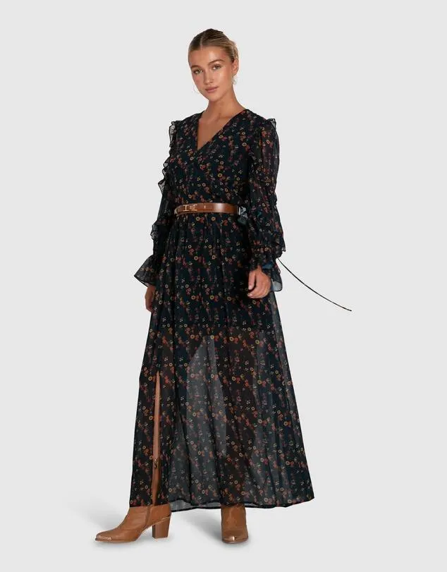 Come As You Are Floral Maxi Dress