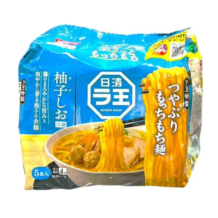 NISSIN / RAO YUZU SHIO RAMEN 5P / INSTANT NOODLE 93gx5