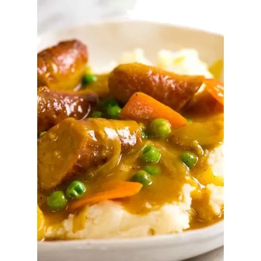 Curried Sausages