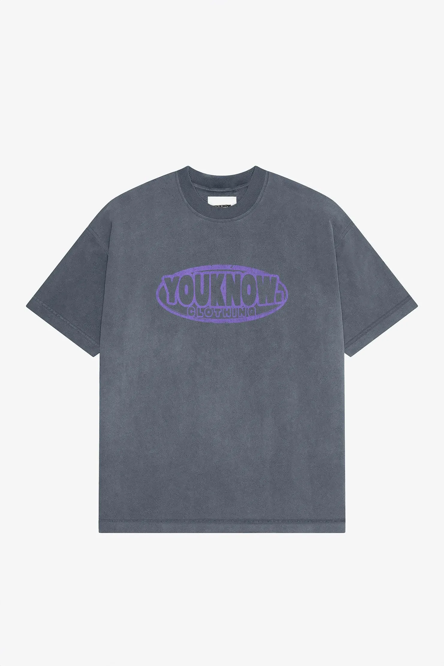 PIGMENT DYE TEE GREY